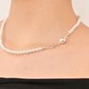 LAYERMOOD 24 New Ball Pearl Necklace-silver925