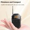 Mini Pocket FM AM Radio Large LCD Display DSP Radios Receiver Wireless Bluetooth Speaker TF Card Music Player for Elder 9K/10K