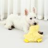 Hond Knuffel Geluidspeelgoed Gele Eend Puppy Piepend Interactief Knuffeldier Bijten Kauwen Rammelaar Huisdierbenodigdheden ontworpen voor Onverwoestbare Honden