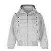 Y2K Vintage Hooded Sweatshirt Loose Zip Up Top Street Style Casual Wear