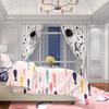 Astronaut Rocket -2 pieces - Printed curtain, 100% polyester, suitable for home decor (excluding rods)