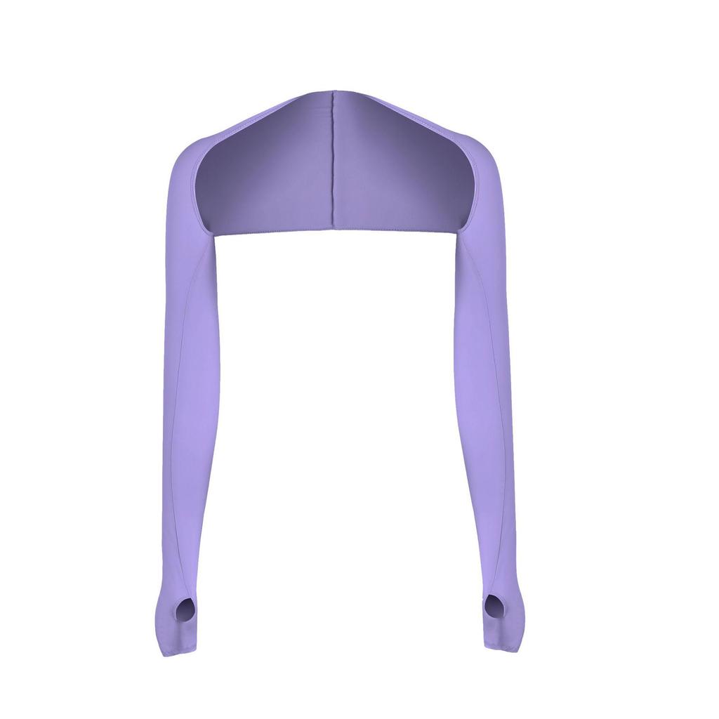 Women's Multifunctional Summer Sun Protection Shawl and Ice Arm Sleeves for Golf, Cycling, and Driving