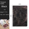 Leather Name ID Address Passport Holder Travel Accessories PU Card Case Passport Protective Cover