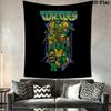 Mutant Turtles Urban Warriors Tapestry Wallmounted Fashion Print Homestay Soft Decoration Tapestry Christmas Gift Work Of Art