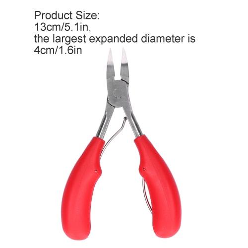 Pig Teething Pliers, Ergonomic Pig Clippers for Cutting Baby Teeth of Small Animals like Piglets and Rabbits (Red)