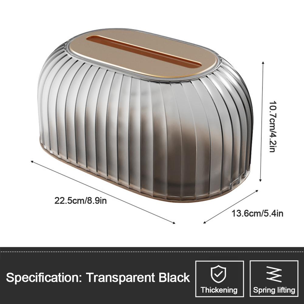

Роскошная коробка для салфеток, настольный органайзер для салфеток, контейнер для салфеток, чехол, держатель для бумаги, держатель для салфеток, бытовой ящик для хранения прозрачный черный