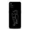 Phone Case For OnePlus 13 12 11 10 9 Pro 9T 13R 12R 10R 9R 9RT 10T 8T 8 Nord 2T CE 2 3 5G N200 N30 Cover Cat Line Black Cats