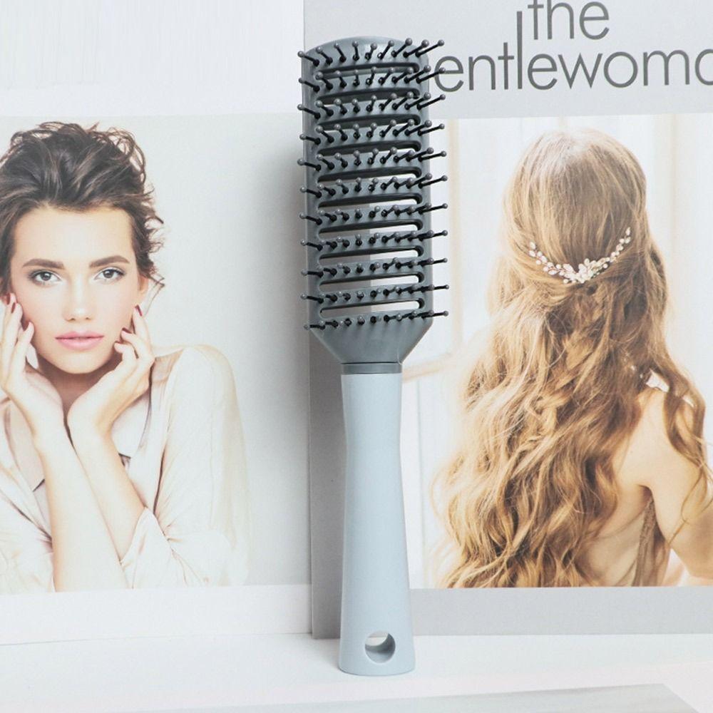 Schnelleres Föhnen Haarbürsten Belüfteter Gebogener Lockenkamm Mode Kissenbürste für Frauen