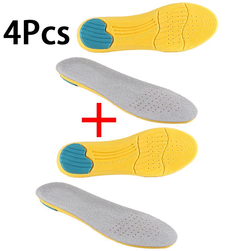 Men's Breathable Basketball Insoles Shock-Absorbing Heel Sports Running Outdoor 1Pair/2Pair New