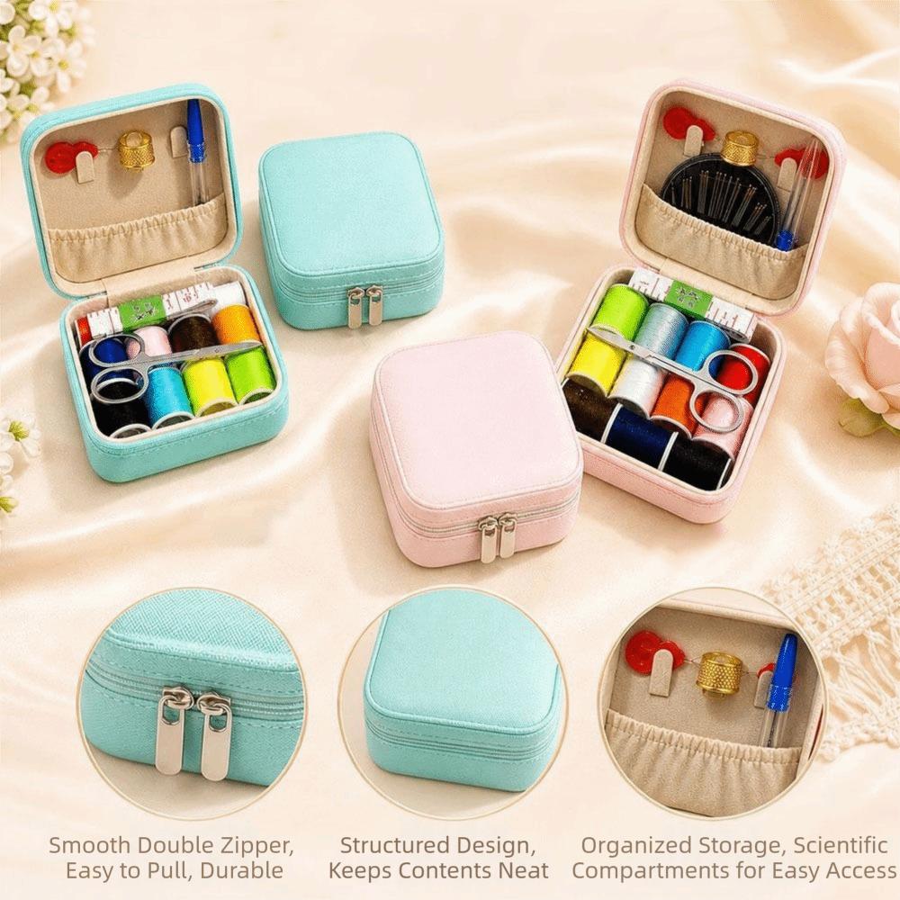 Portable Sewing Storage Box DIY Projects Sewing Supplies Organizer Hand Sewing Tool Kit Household