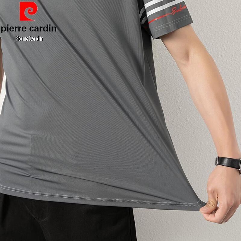 Pierre Cardin Men's Ice Silk Short Sleeve T-Shirt