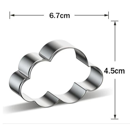 Nori Tăietor Metalic pentru Biscuiți Forme pentru Copt Decorare Tort Fondant Instrument de Patiserie Biscuiți de Patiserie Artizanat