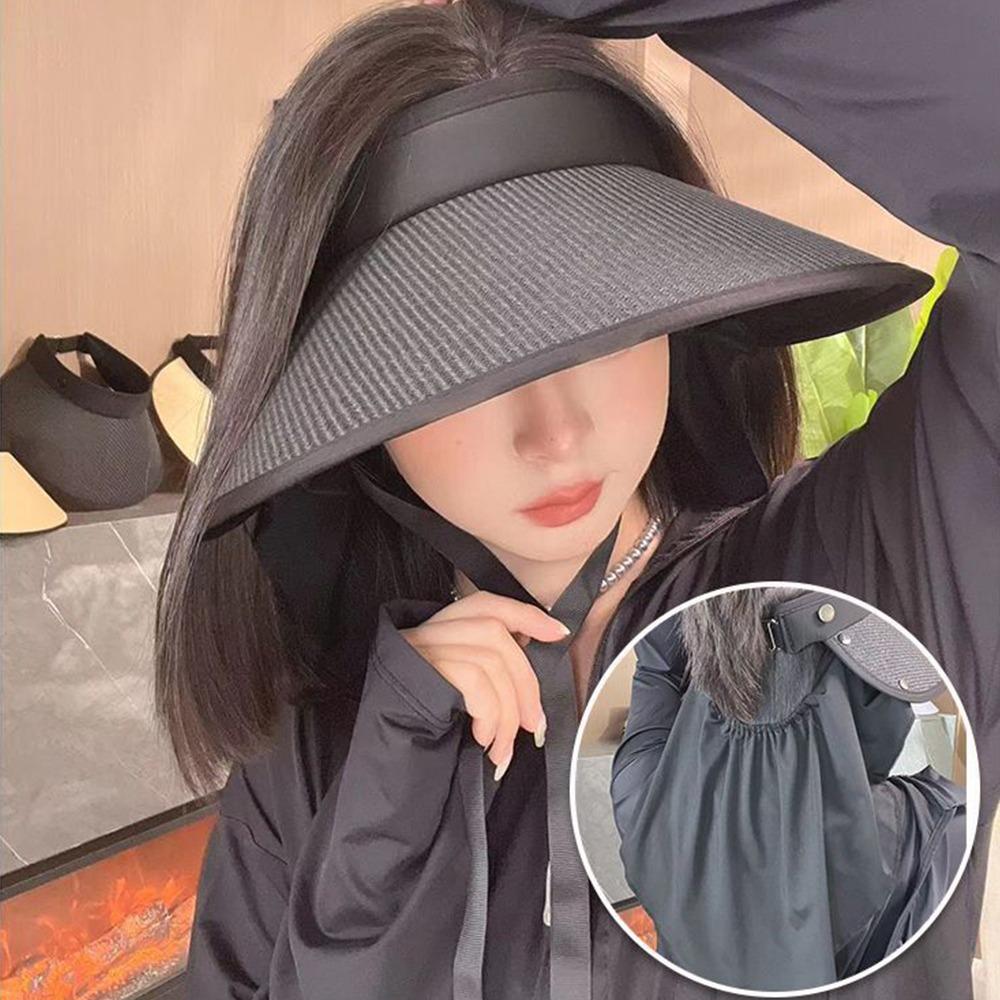 

Summer Empty Top Hat With A Shawl Straw Hat New Sun Hat Outdoor
