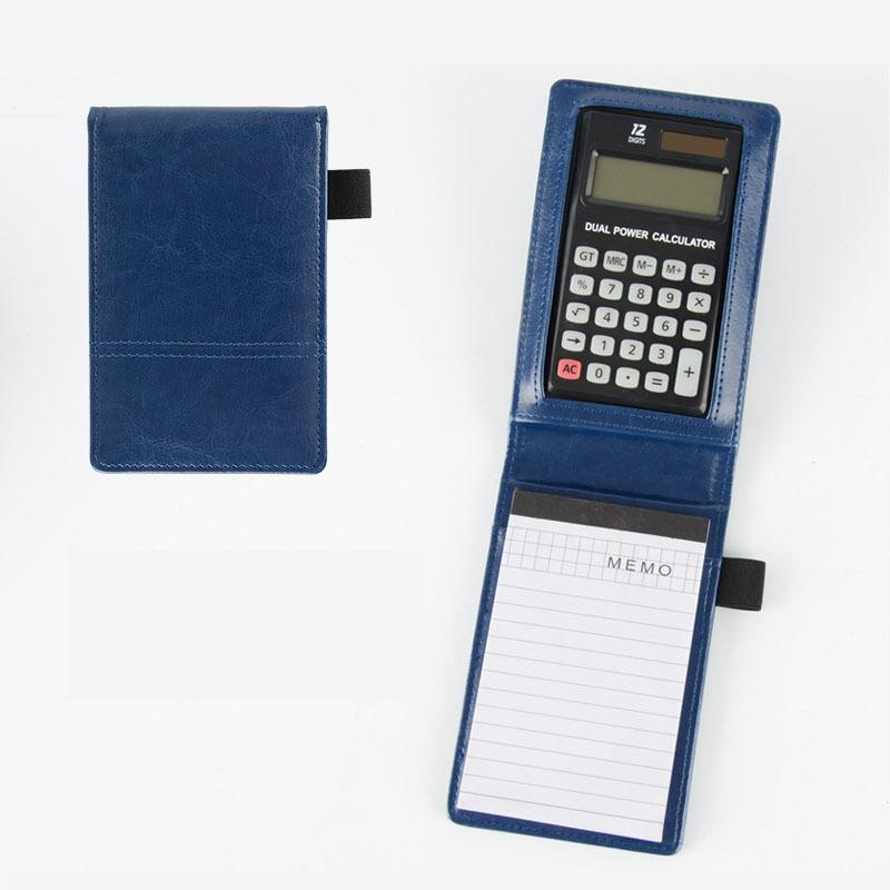 

Багатофункціональний офісний портативний офісний блокнот формату A7: Організуйте роботу за допомогою калькулятора та нотаток синій