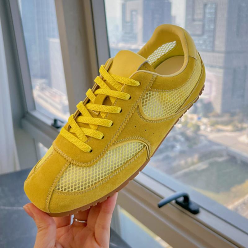 Fashion AIYUQI Women's Sneakers Mesh 2025 New Summer German Training Shoes For Women Large Size Flat Female Shoes