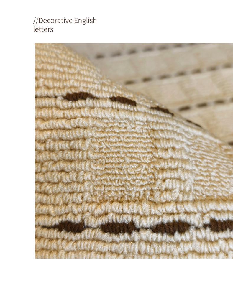 2025 Cream Luxury Entrance Mat for Bedroom, Sofa, or Coffee Table