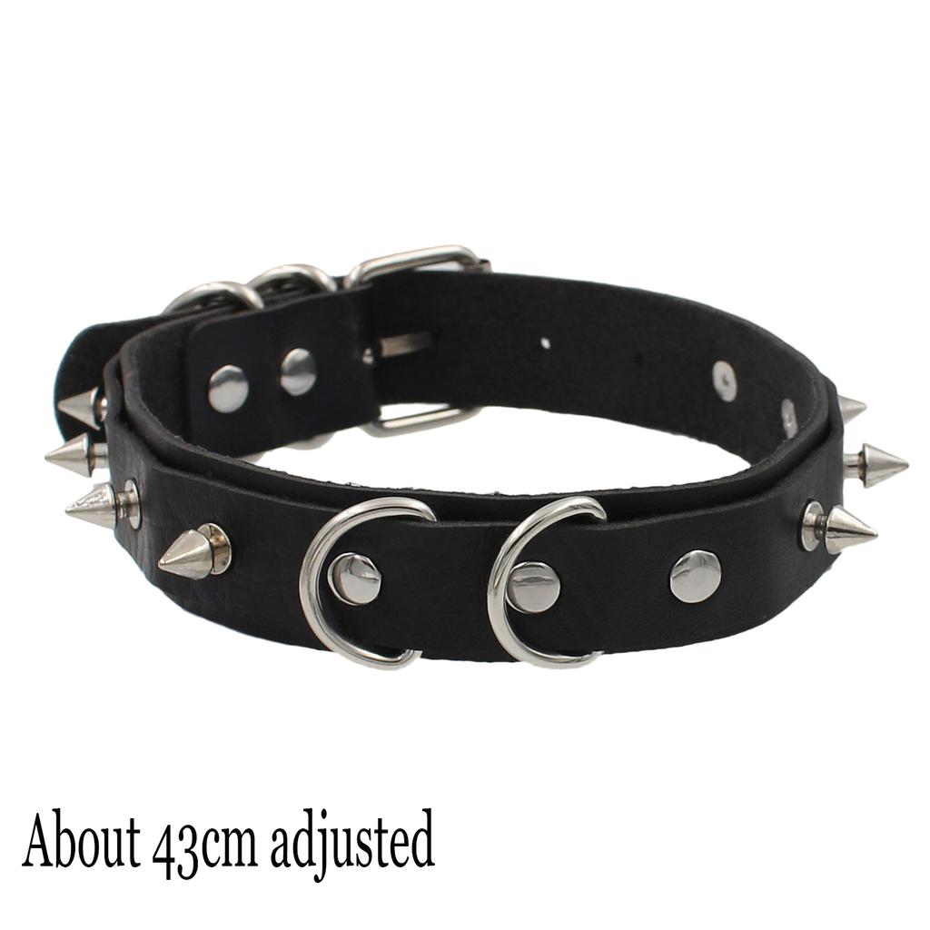 Femeie Negru Punk Guler Choker Colier Sexy Piele PU Lacăt Inimă Cheie Spike Choker Gothic Accesorii Cosplay Bijuterii Petrecere