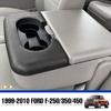 Center Console Cup Holder Replacement Pad Black Compatible With Ford F250 F350 F450 1999-2010 Center Console Cup Holder Armrest