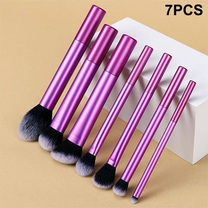6/7/8/12 szt. Profesjonalny zestaw pędzli do makijażu Cień do powiek Róż Puder sypki Korektor Pędzel do makijażu Rozmiar podróżny Miękkie Włosie Syntetyczne Premium