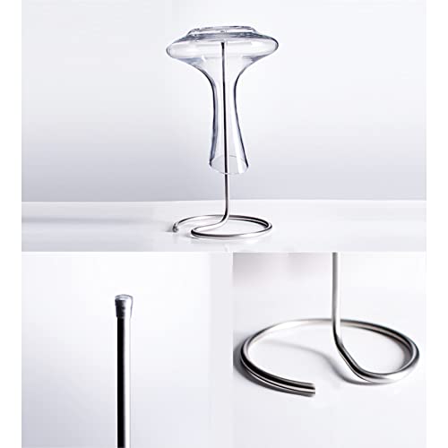 Decanter, Decanter Stand, Drying, Wine Decanter, Rubber Cap, Scratch Prevention, Stainless Steel, Silver