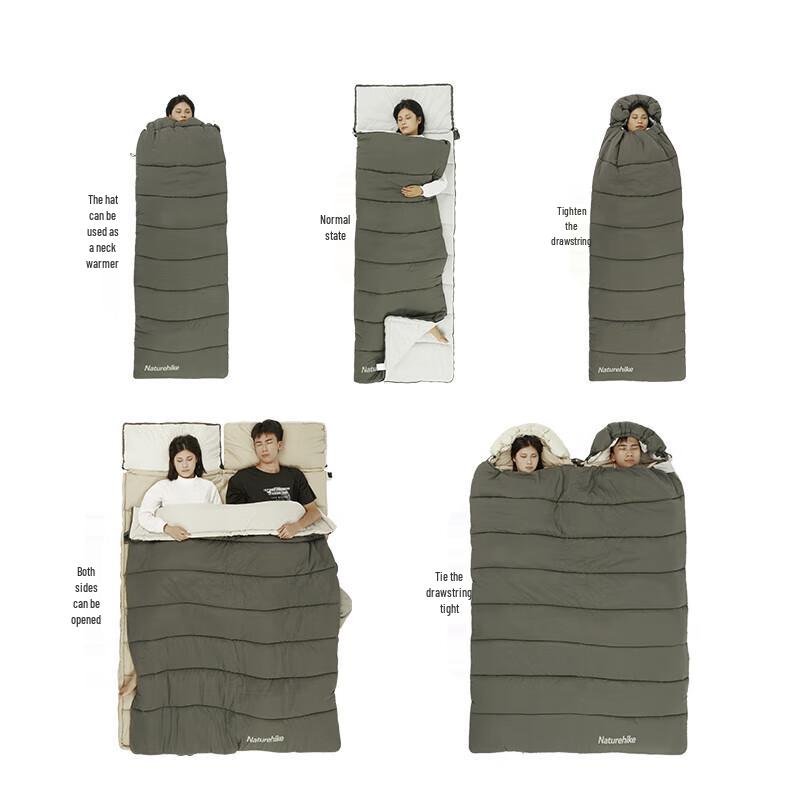 Naturehike Agile Series Hooded Envelope Sleeping Bag