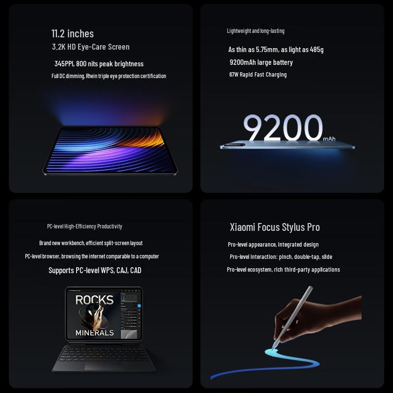 

Xiaomi Mi Pad 8 Pro (CN version) 12GB+256GB