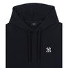 MLB New York Yankees FW/AW26 Pullover Hoodie Basic Solid Color Small Logo Stretch Soft Sweatshirt Unisex hoodies 3AHDB0164-50BKS