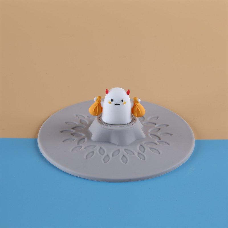 Silicone Cup Lid - Food-grade Tree Stump, Transparent Large Diamond, Multiple Styles, Cute Cartoon Design