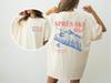 Camiseta Personalizada Après Ski, Camiseta Personalizada Comfort Colors® para Viaje de Esquí, Camiseta Familiar de Esquí