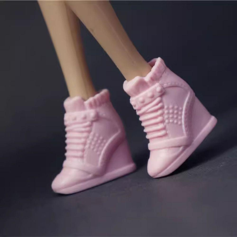 Fashion 30cm Doll Shoes 2.2~2.4cm Length Foot Dolls Accessories Female Doll Boots  Doll Accessories