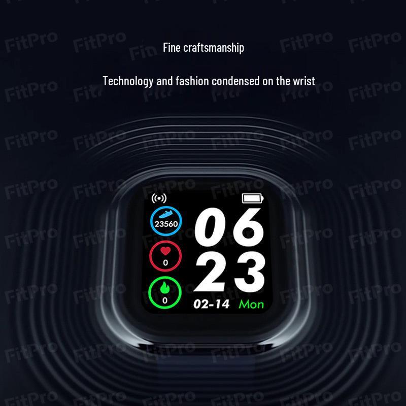 Y68 D20 Smart Bracelet: Heart Rate & Blood Pressure Monitor, Macaron Health Reminders, Pedometer, Cross-border Bestseller.