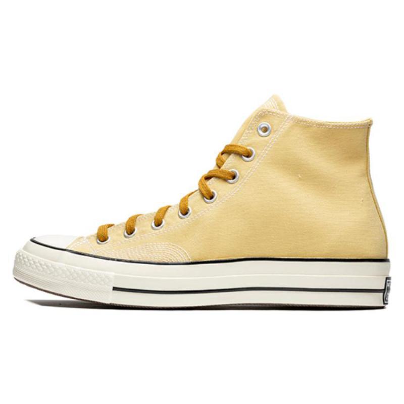 Converse 1970s Comfortable Everyday High Top Canvas Shoes Unisex Yellow