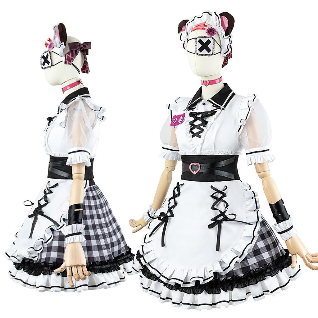 Nijisanji Himawari Honma Cosplay Halloween VTuber Landmine Maid [Milky Time]
