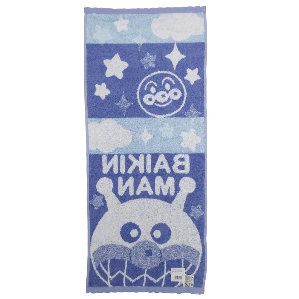 Marushin Anpanman Face Towel Soft Baikinman 891447 Marushin - - - (Bandai)