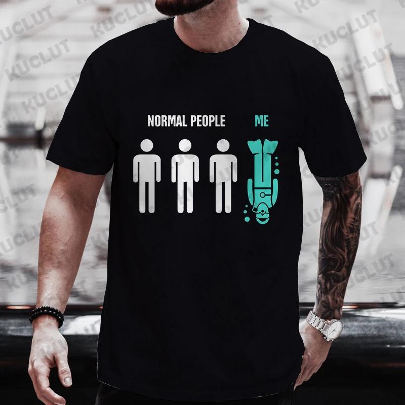 Duiken Duikers Funny T Shirt Men Summer Harajuku Streetwear Short Sleeve Oversized Tops Diving Divers Diving Men Street Tee Tops
