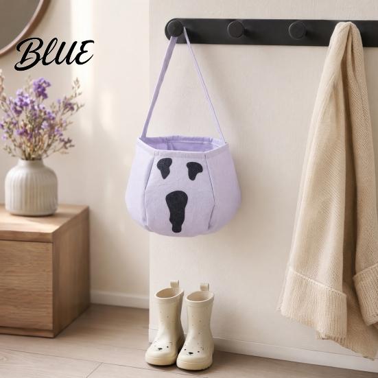 Halloween Trick or Treat Bag Cute with Handle for Kids Reusable Non Woven