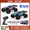 MT14R 1/14 RC Car JIUSI Brushless 80km/h 2.4G Remote Control Car High Speed Off-road Racing Car 23-26 Mins Working Time RC Toys
