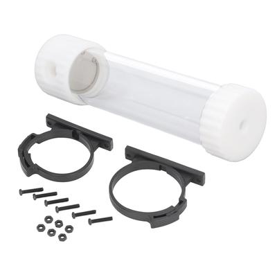 Reservatório Cilíndrico de Refrigeração a Água com Filtro Embutido Transparente 515ml Tanque para Cooler de Água para PC
