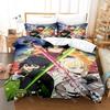 Erkek Kız Çocukları İçin 3D Baskılı Seraph of the End Nevresim Takımı Yastık Kılıfı İkiz Kraliçe Kral Tam Tek Çift Boyutlar