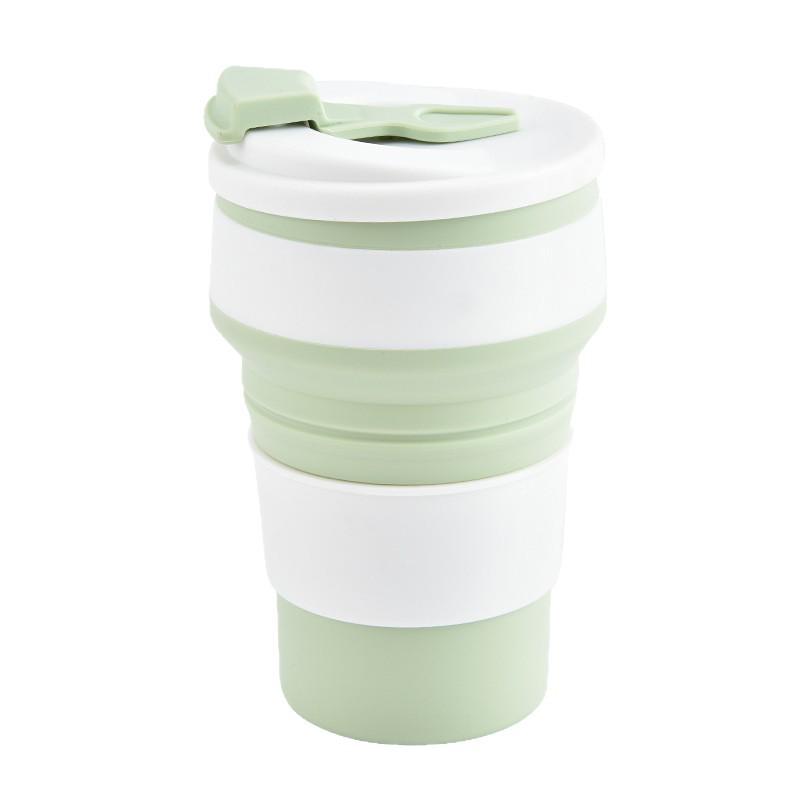 Foldable Silicone Travel Cup - Portable Outdoor Drinking & Mouthwash Solution