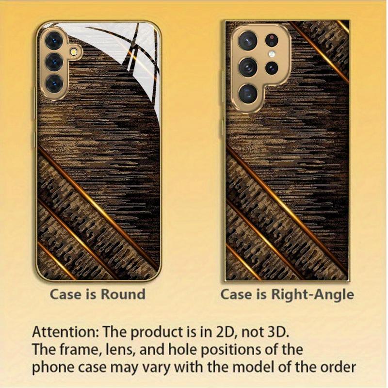 Trend Atmosphere Simplicity High-end Electroplating Glass PhoneCase for Samsung Galaxy S26 S25 S24 S23 S22 S21 FE,Ultra,Plus