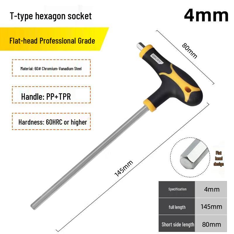Deli T-Handle Hex Key