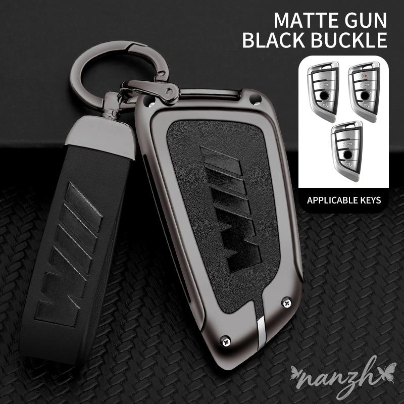Keychain For BMW X1 X4 X5 F15 X6 F16 G30 7 Series G11 F48 F39 525 f30 118i 218i 320i Zinc Alloy Holder Shell Car Key Case Cover