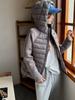 Hooded Down Padded Jacket Women's New Autumn and Winter Small Padded Jacket Short Splicing Padded Jacket