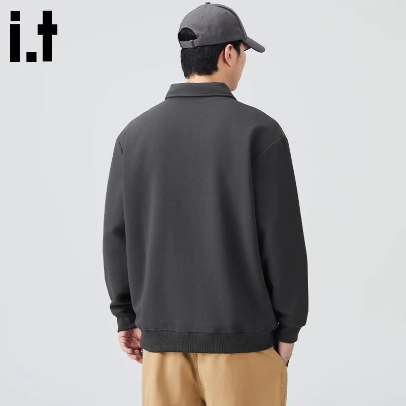 CHOCOOLATEit Herren Retro Revers Langarm Sweatshirt