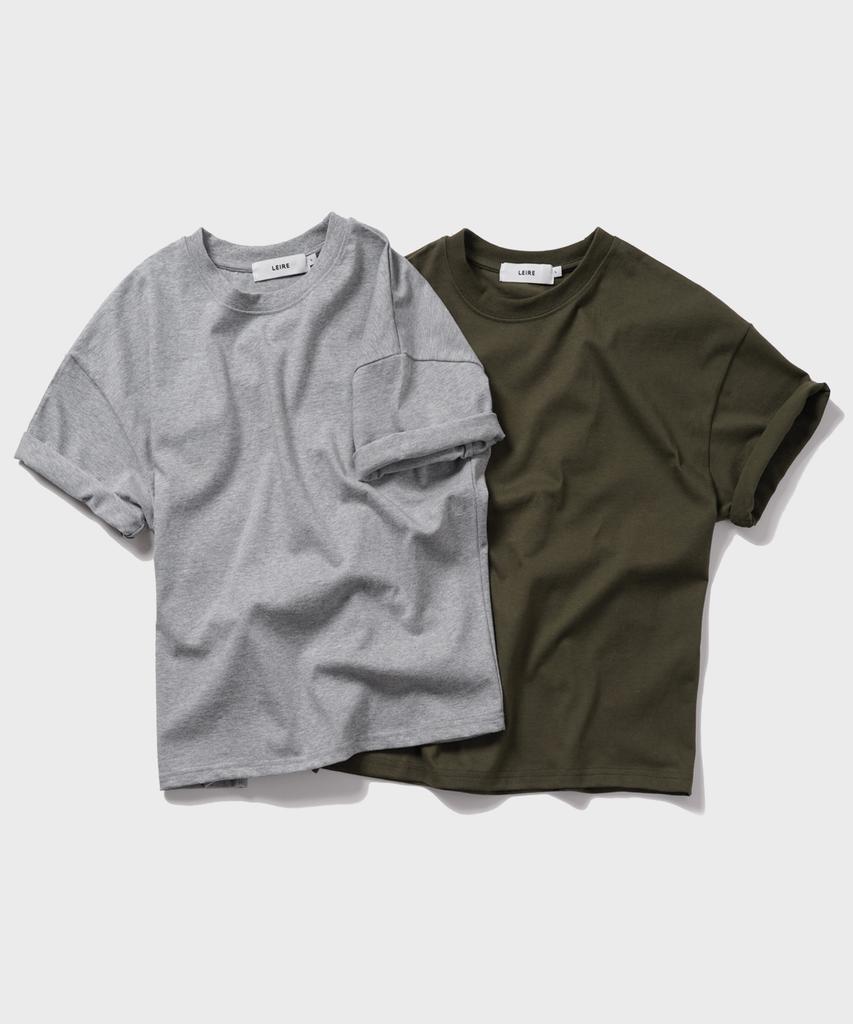 LEIRE [2Pack] Essential Crop T-Shirt (D Type)