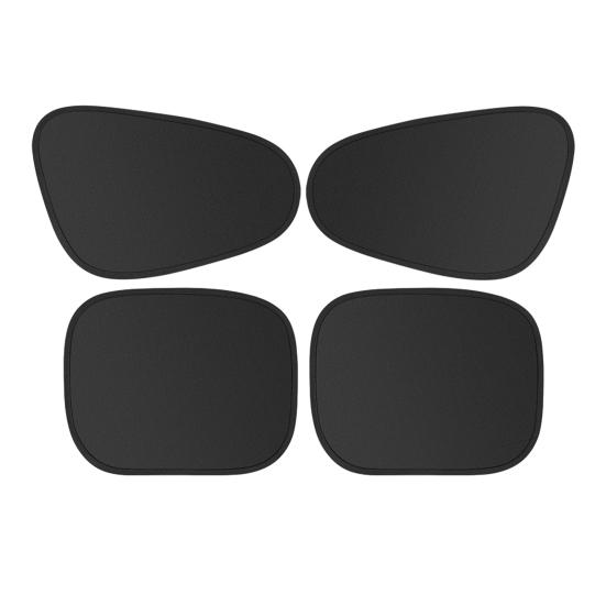 

2/4 шт. автомобильные шторы, устойчивые к ультрафиолетовому излучению, простая установка, универсальные шторы для приватности, полностью затемняющие автомобильные шторы C