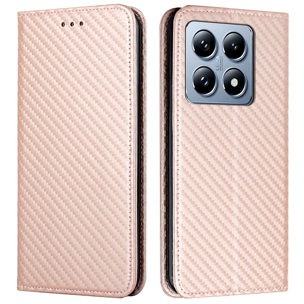 For Xiaomi 14T Pro Case Leather Flip Phone Cover Stand Strong Magnetic Closure