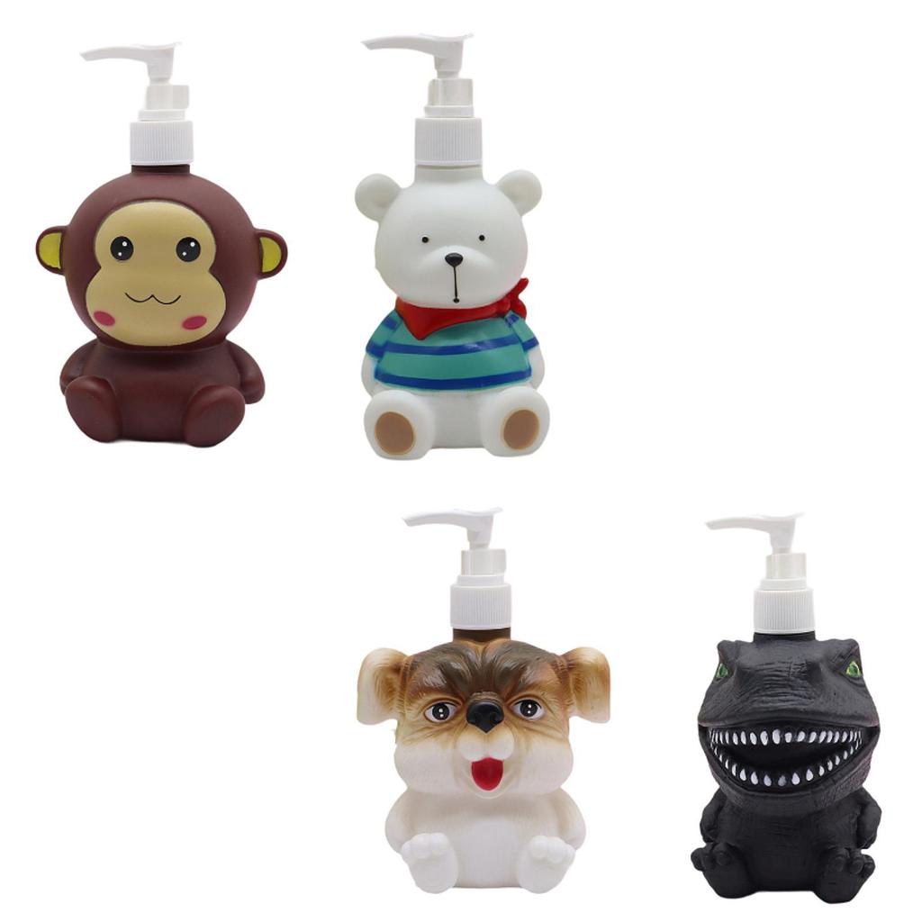 Soap Bottle Cute Container Soap Dispenser for Bathrooms Kitchen Countertops