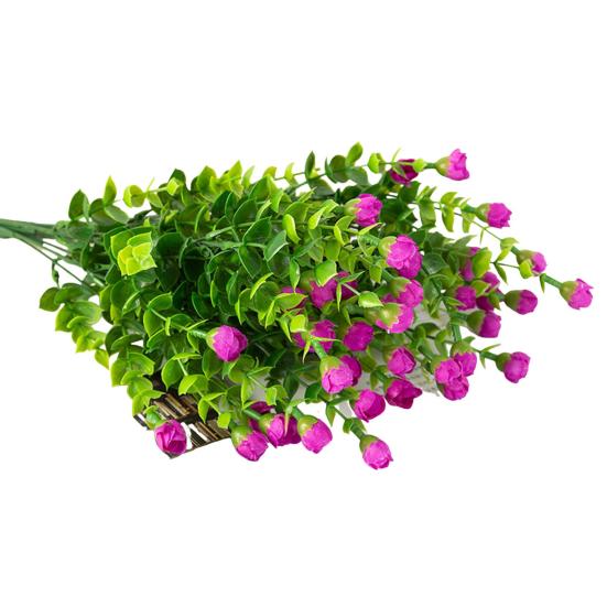 

Artificial Flower Realistic Looking No-Maintain Required Plastic Vivid Artificial Plant Fake Flower Photography Prop Birthday Gift